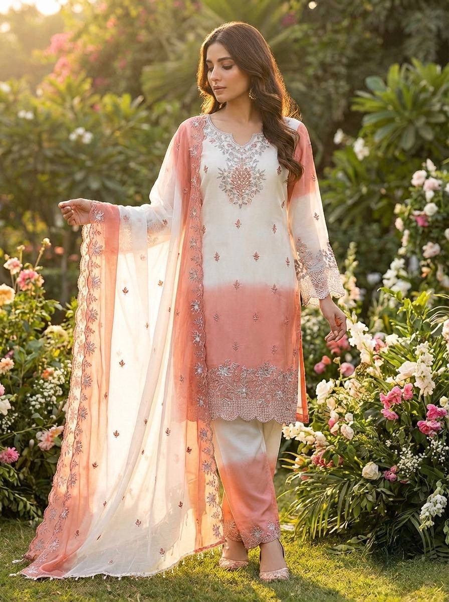 Rama Export Code 1387 Pure Gmy Silk Wholesale Pakistani Readymade Suit Collection