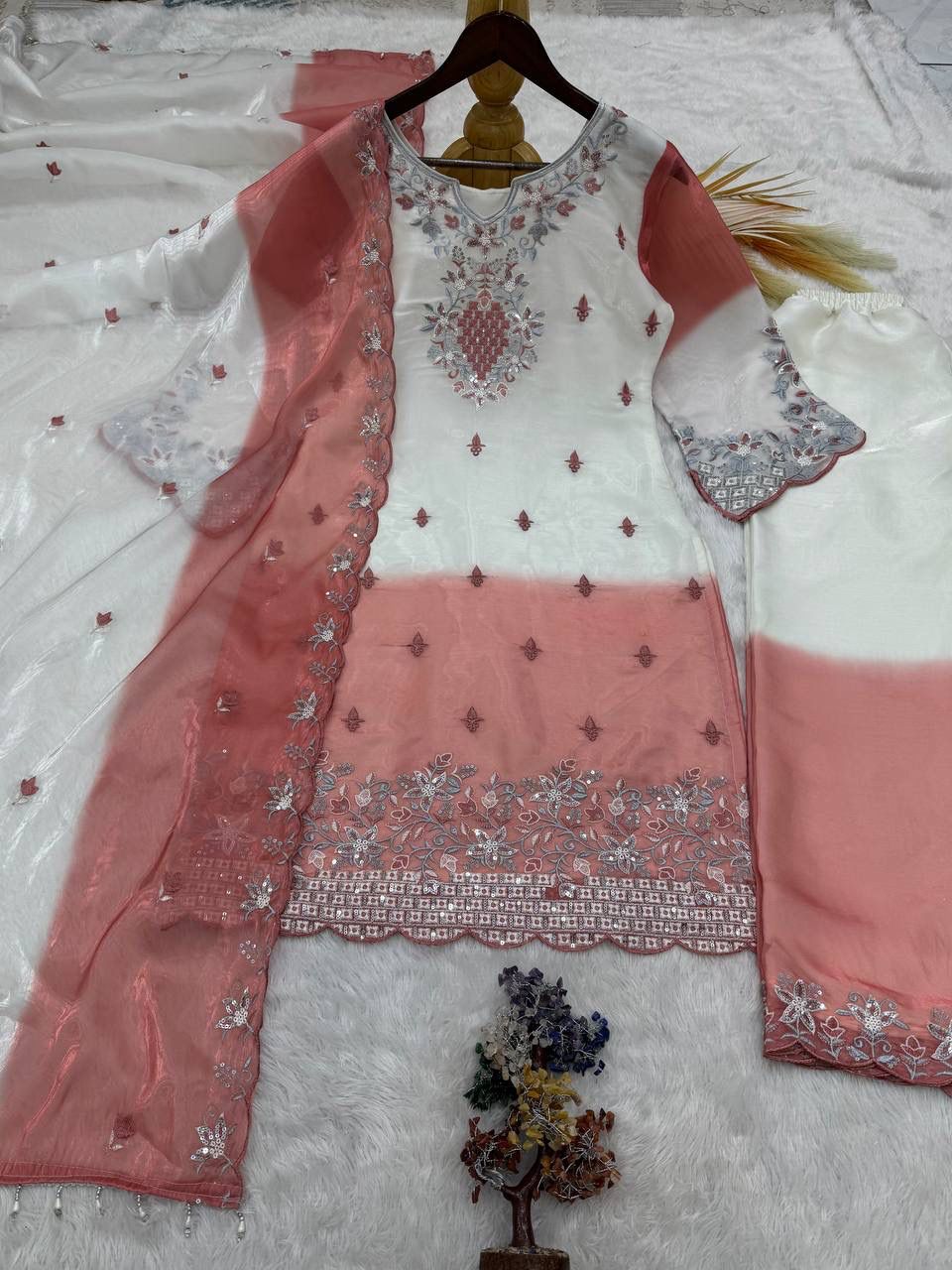 Rama Export Code 1387 Pure Gmy Silk Wholesale Pakistani Readymade Suit Collection - Image 6