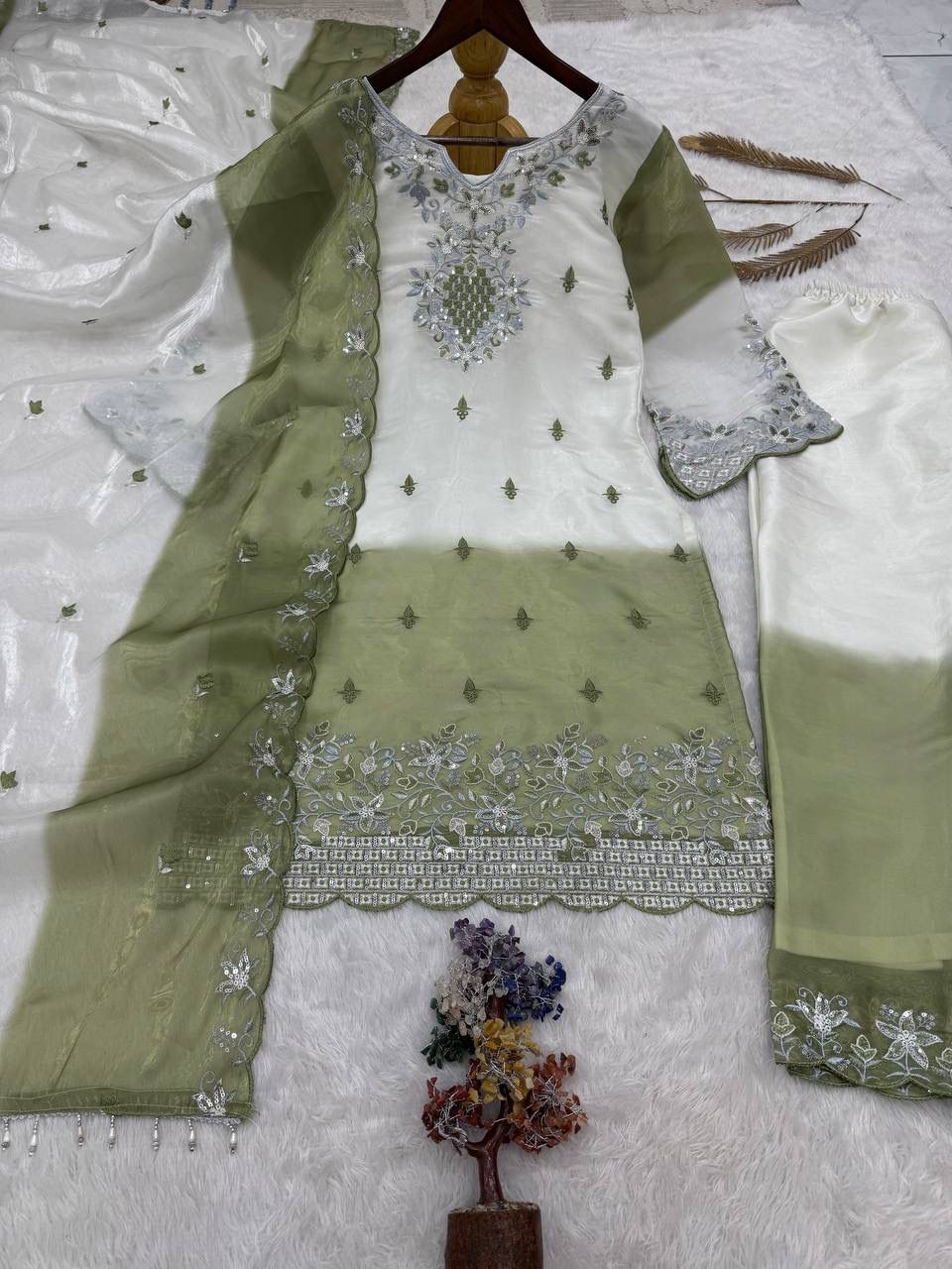 Rama Export Code 1387 Pure Gmy Silk Wholesale Pakistani Readymade Suit Collection - Image 3