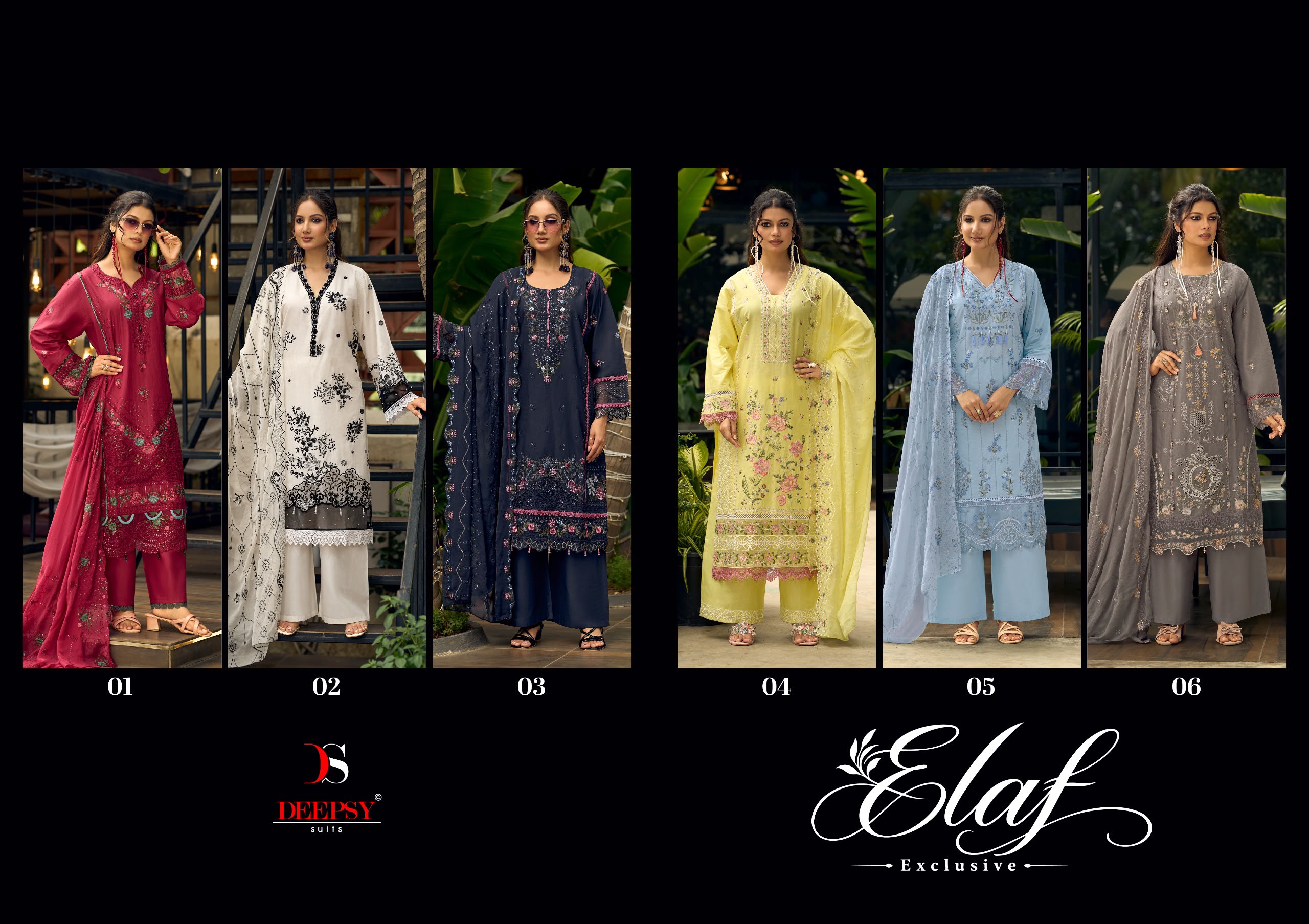 Deespy Suit Elaf Exclusive Pure Cotton Mal Mal Wholesale Pakistani Suit Collection - Thumbnail 9