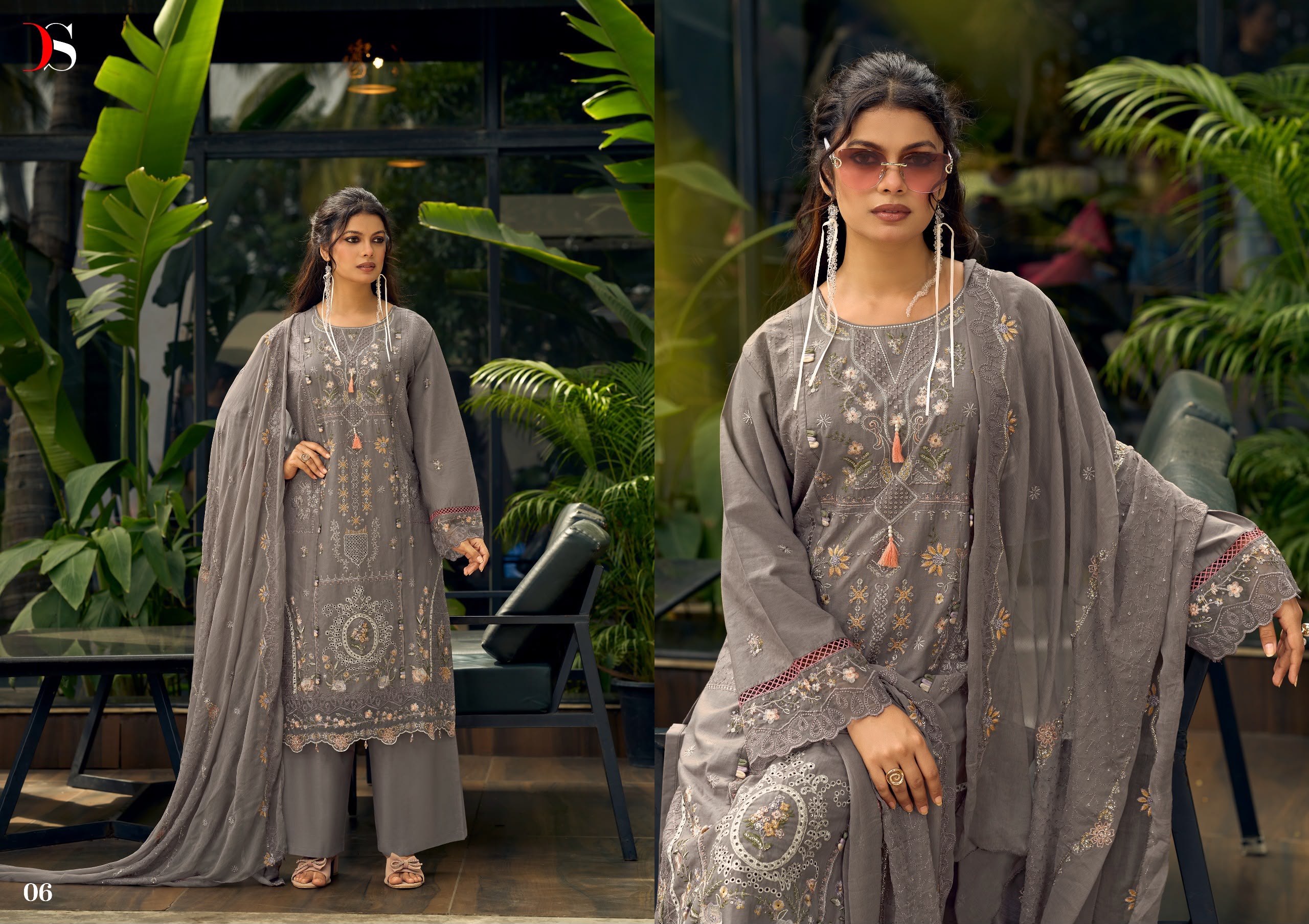 Deespy Suit Elaf Exclusive Pure Cotton Mal Mal Wholesale Pakistani Suit Collection - Thumbnail 8