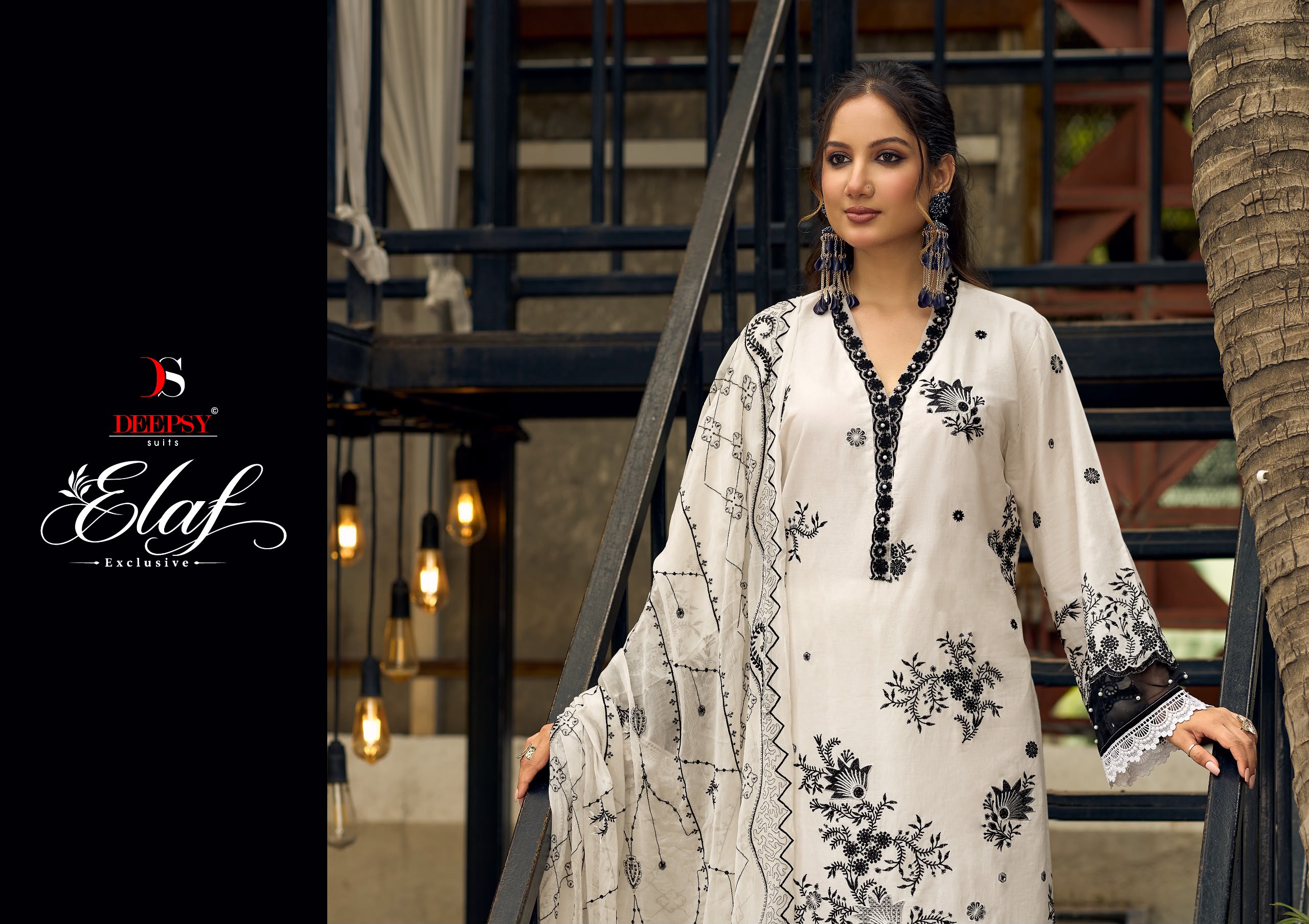 Deespy Suit Elaf Exclusive Pure Cotton Mal Mal Wholesale Pakistani Suit Collection - Thumbnail 2