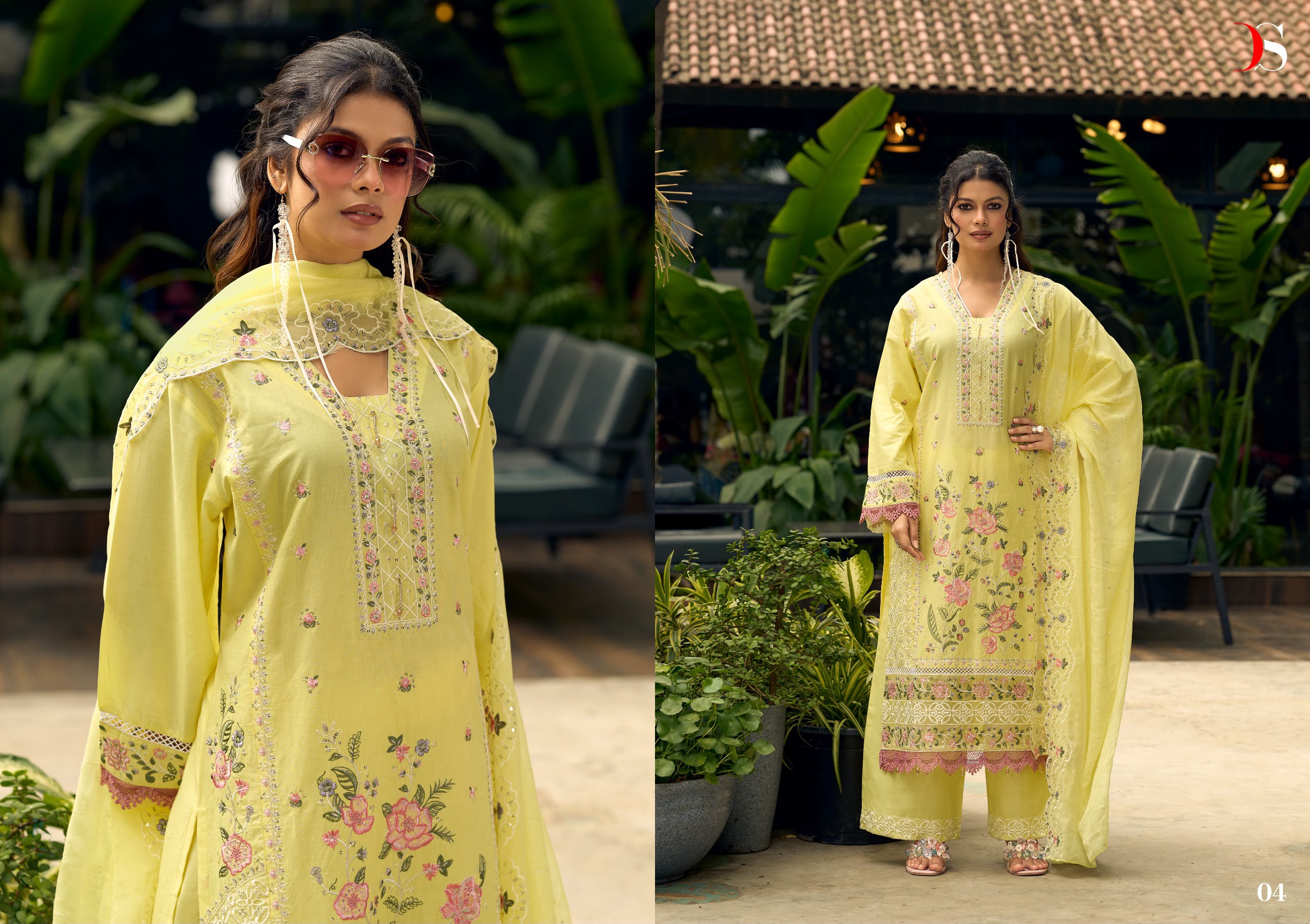Deespy Suit Elaf Exclusive Pure Cotton Mal Mal Wholesale Pakistani Suit Collection - Thumbnail 6
