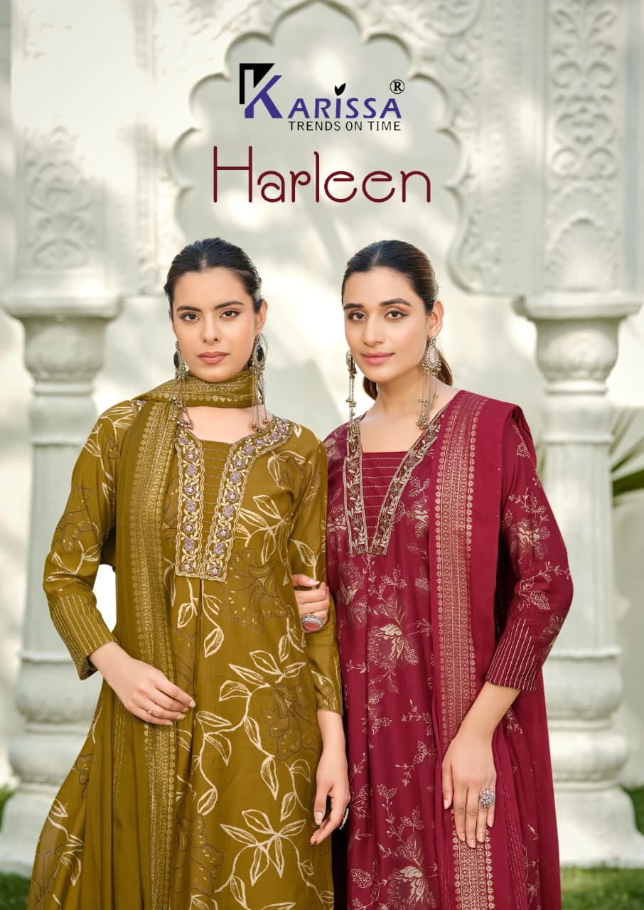 Karissa Harleen Premium Heavy Vatican Wholesale Readymade Suit Collection