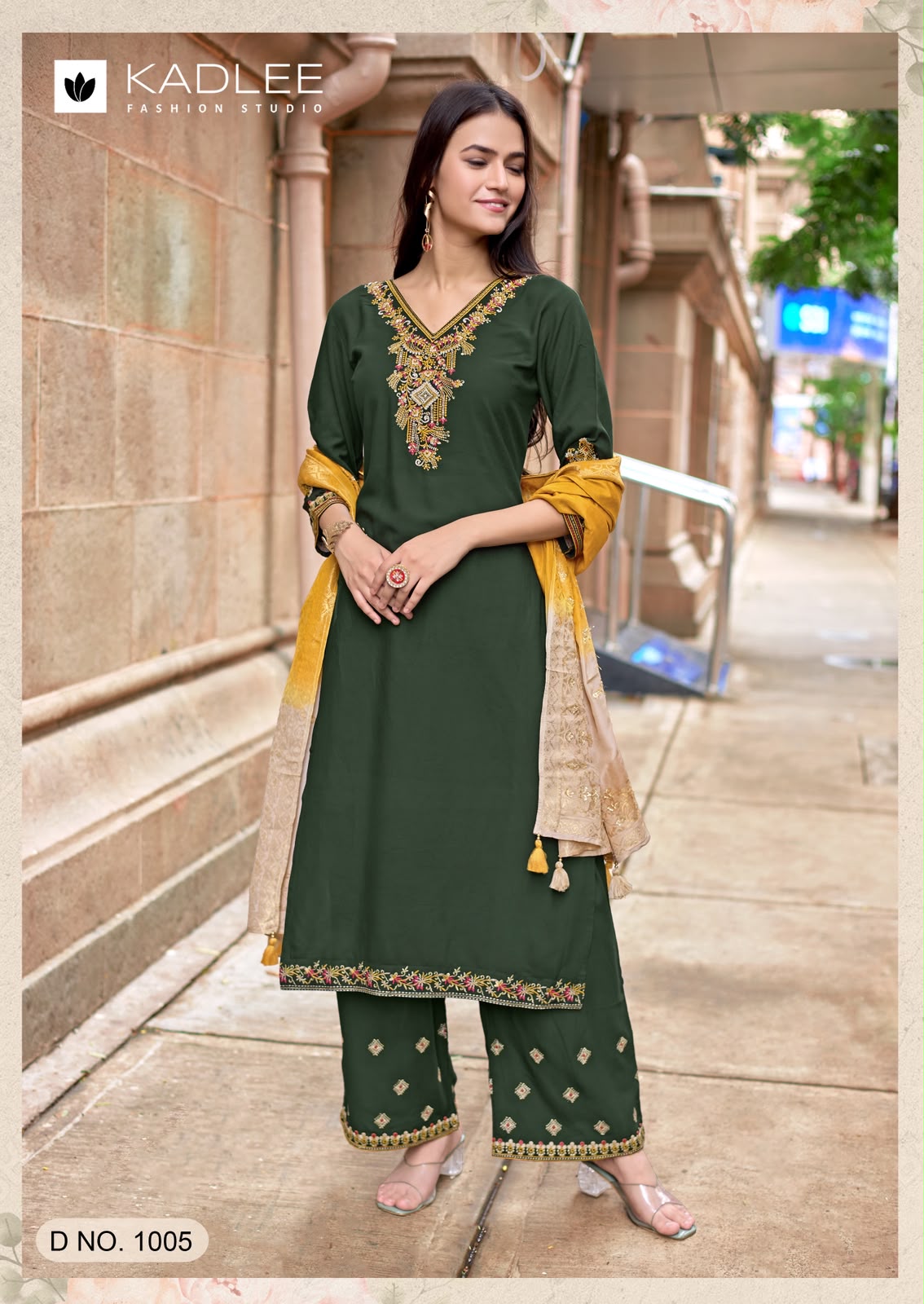 Kadlee Indriya Heavy Rayon Wholesale Readymade Suit Collection - View 2