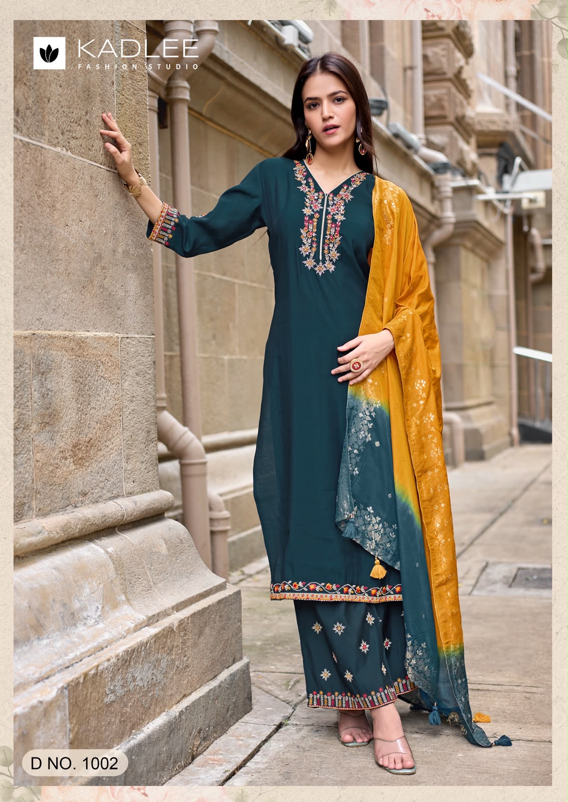 Kadlee Indriya Heavy Rayon Wholesale Readymade Suit Collection - View 4