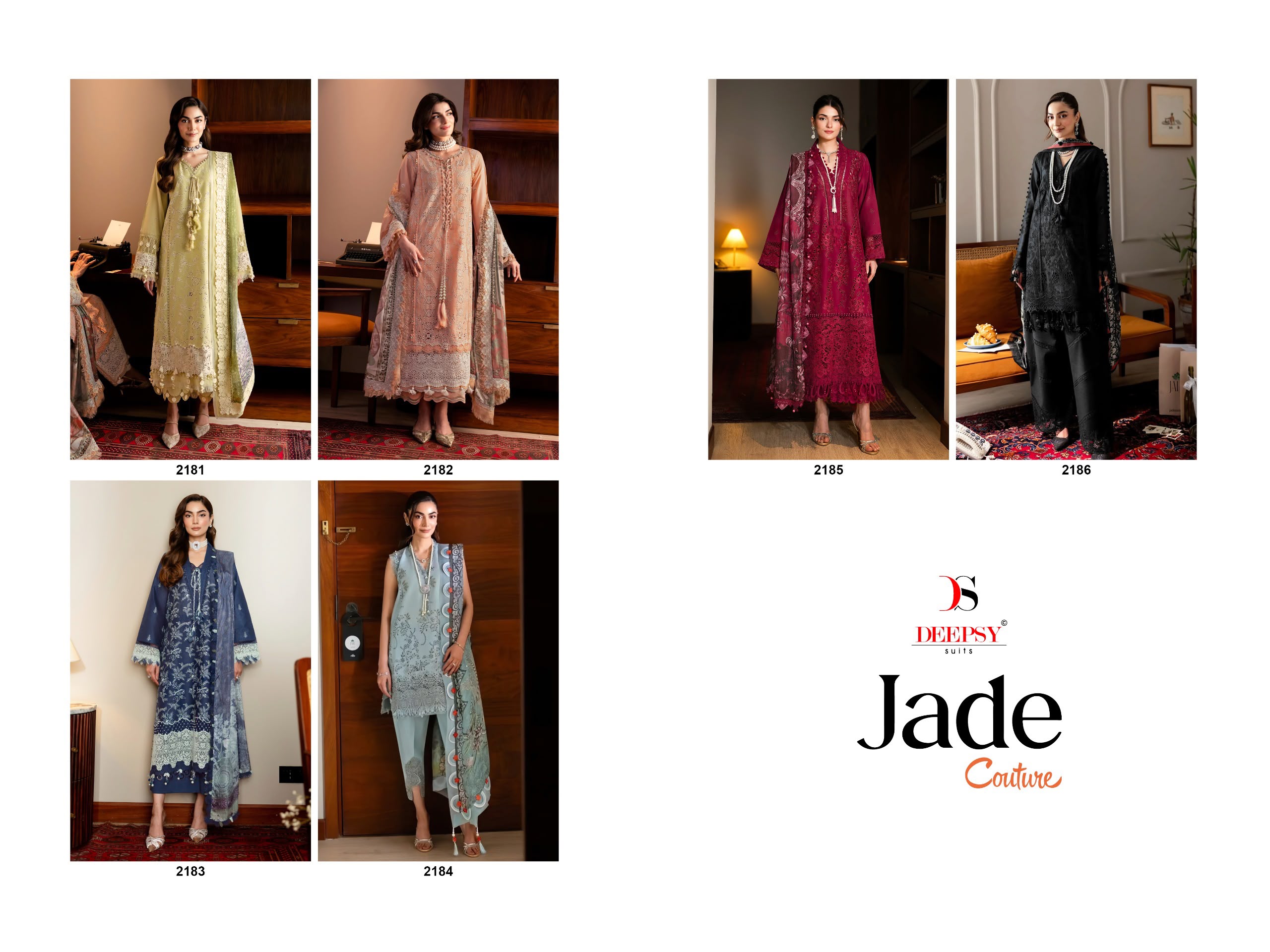 Deespy Suit Jade Couture Pure Pakistani lawn Wholesale Pakistani Suit Collection - View 10