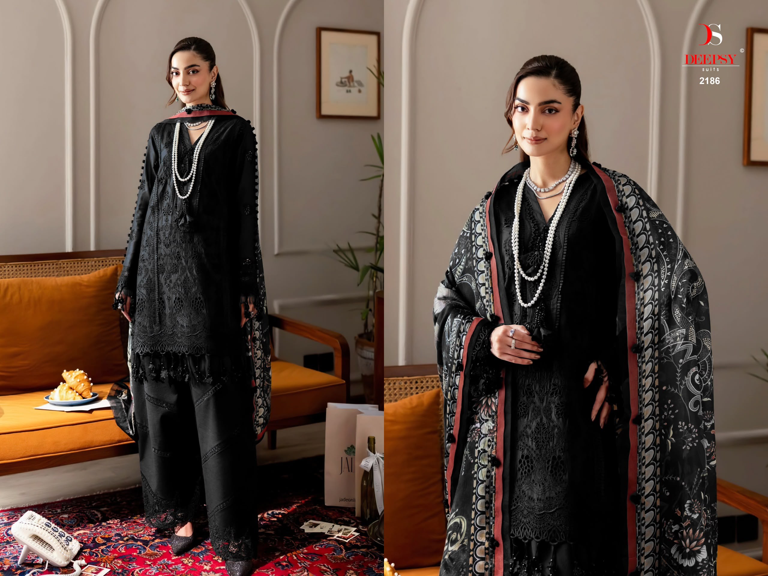 Deespy Suit Jade Couture Pure Pakistani lawn Wholesale Pakistani Suit Collection - View 9