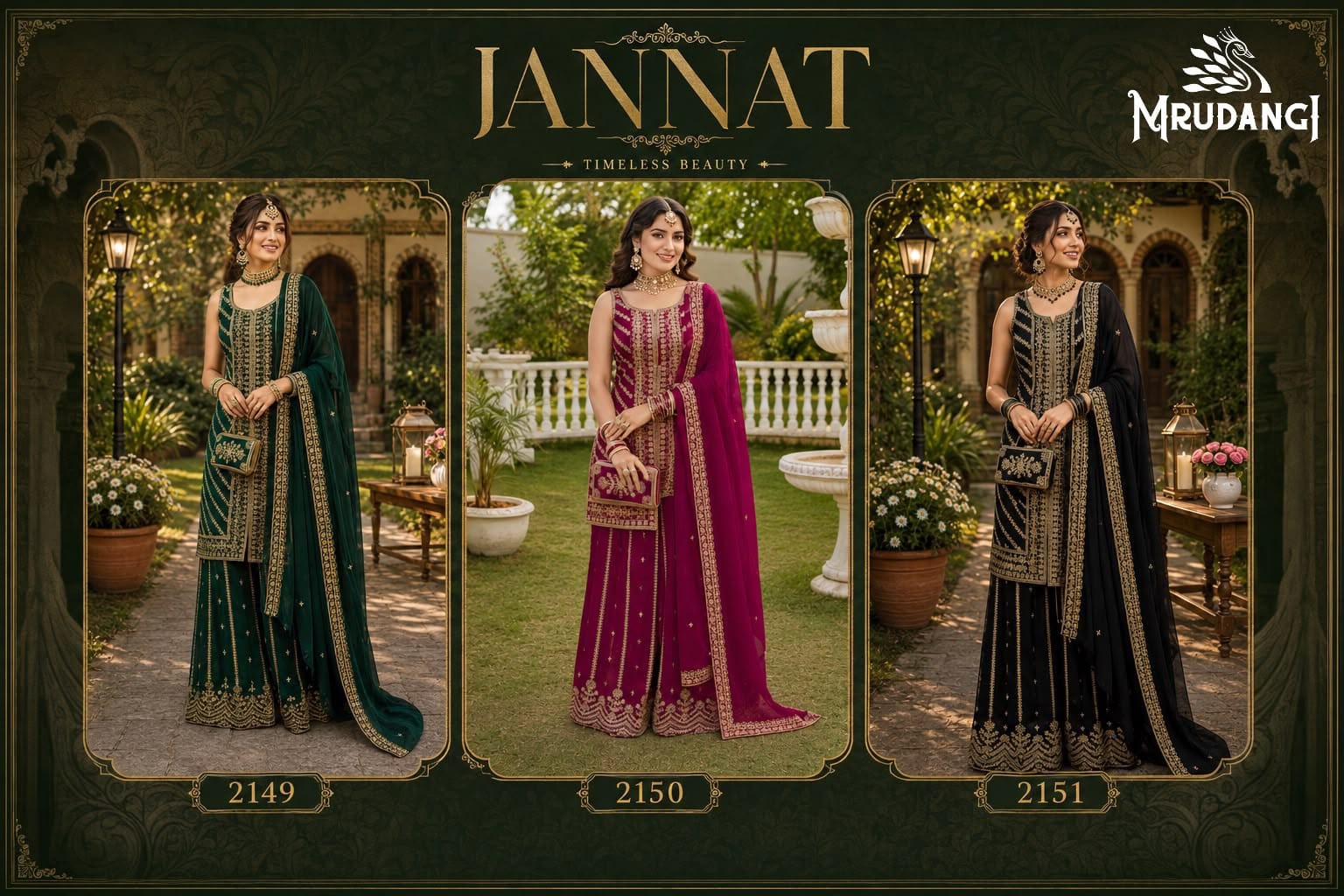 Mrudangi Jannat Real Premium Georgette Wholesale Designer Suit Collection - Thumbnail 5