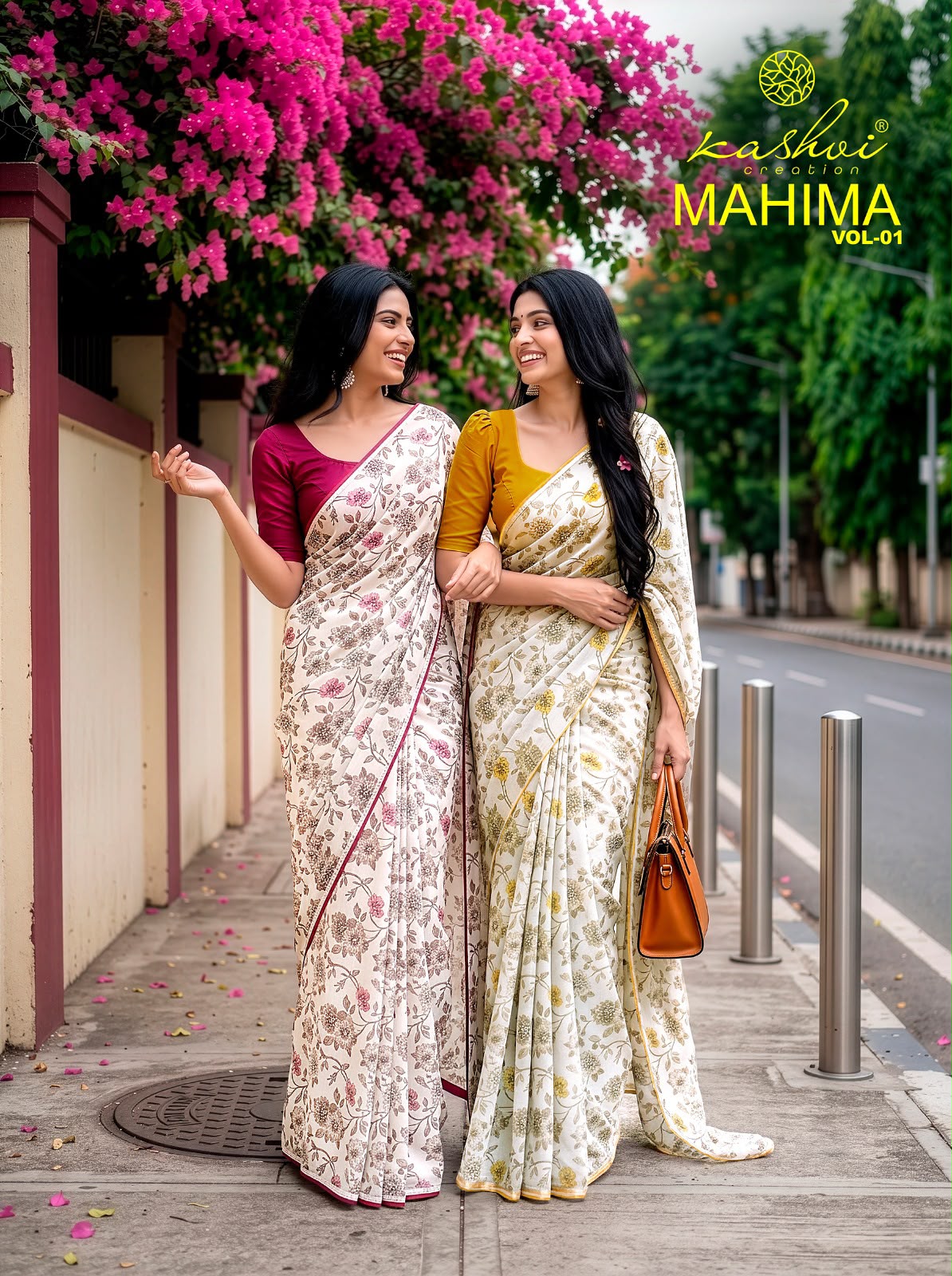 Kashvi Creation Mahima Vol 1 Major Georgette Wholesale Sarees Collection