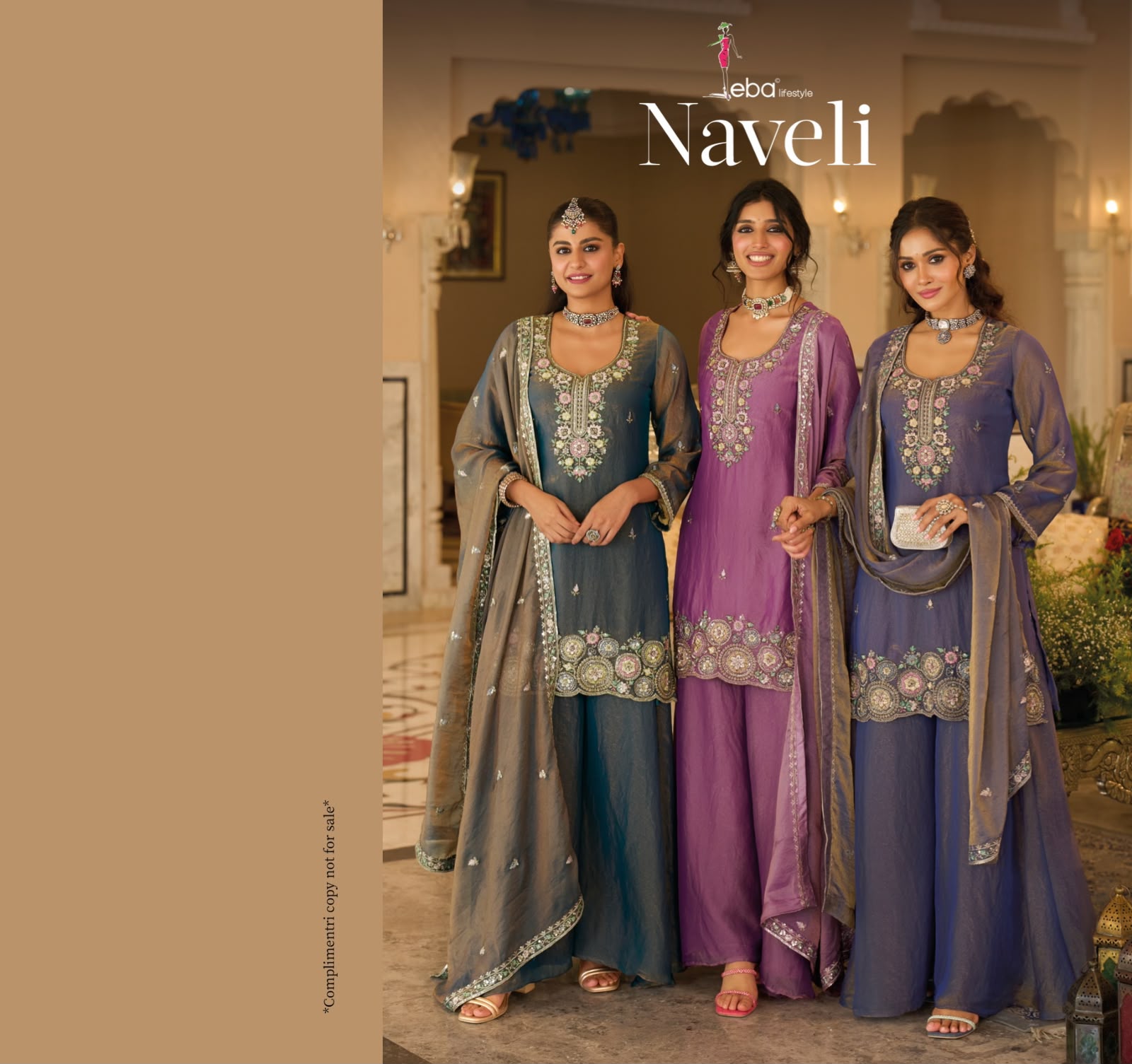 Eba Lifestyle Naveli Moch with Beats work Wholesale Designer Readymade Suit Collection