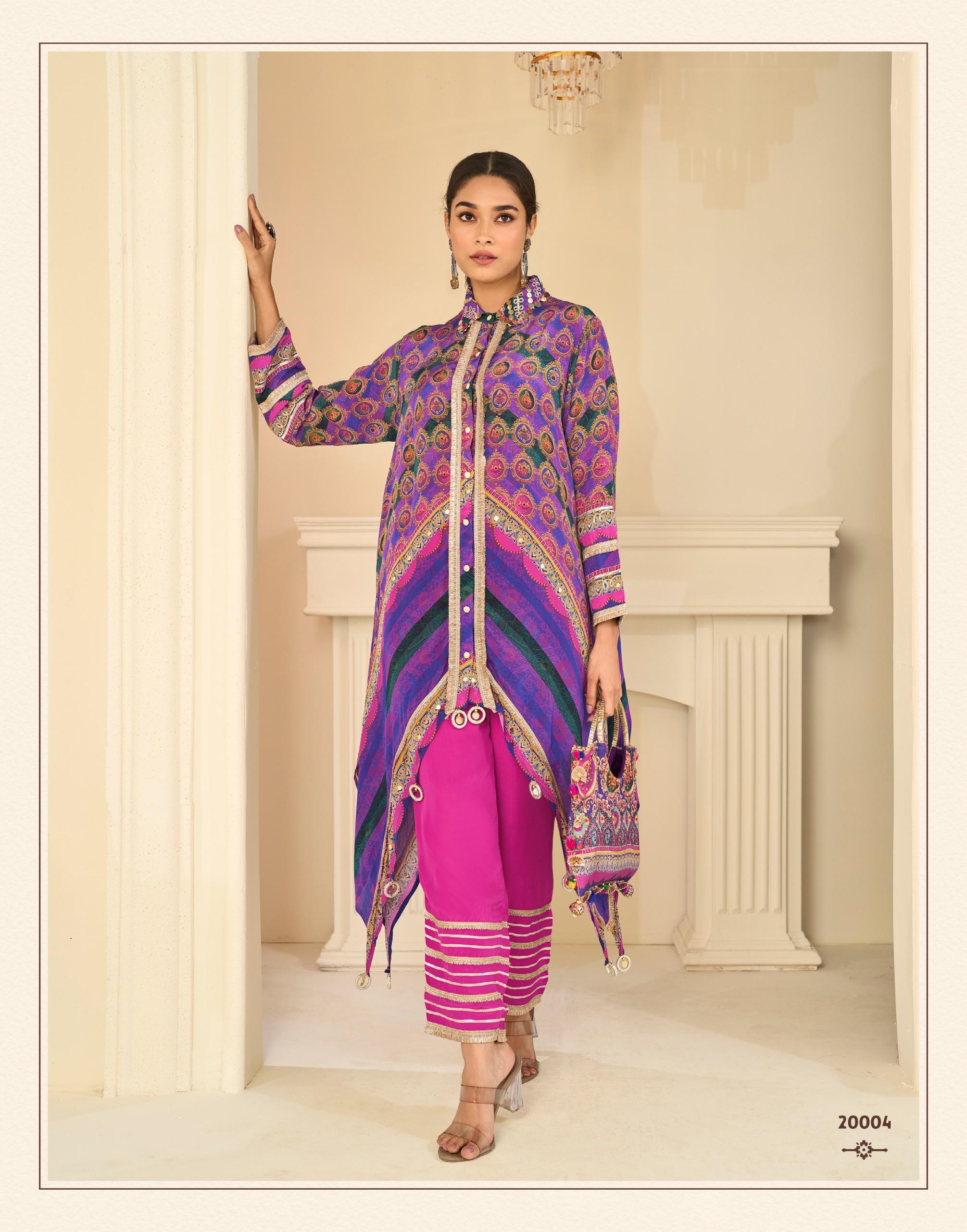 Sayuri Designer Savan Premium Natural Crape Silk Wholesale Designer Readymade Suit Collection - Image 2