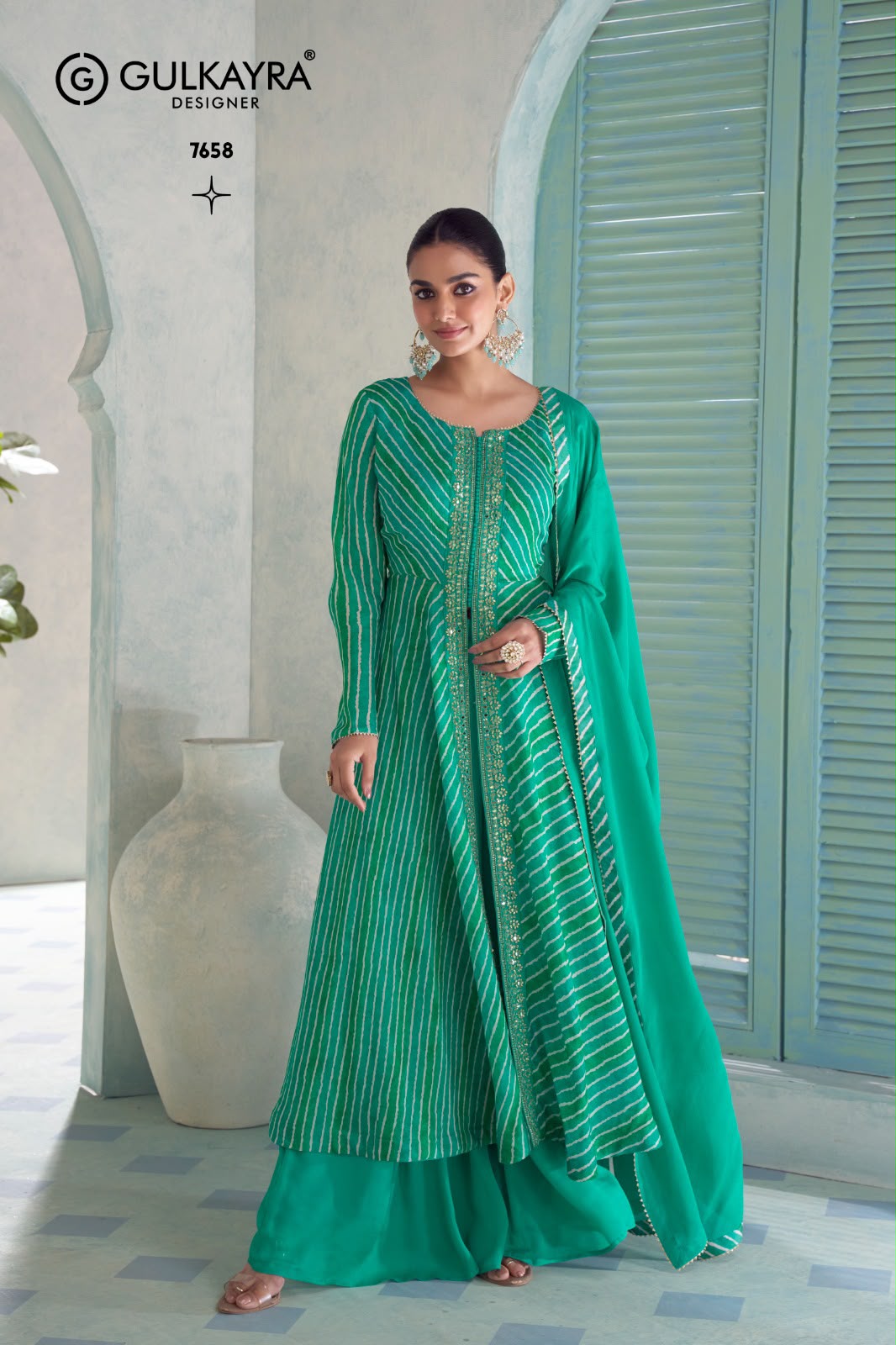 Gulkayra Designer Vanilla Real Chinon Wholesale Designer Suit Collection - Image 3