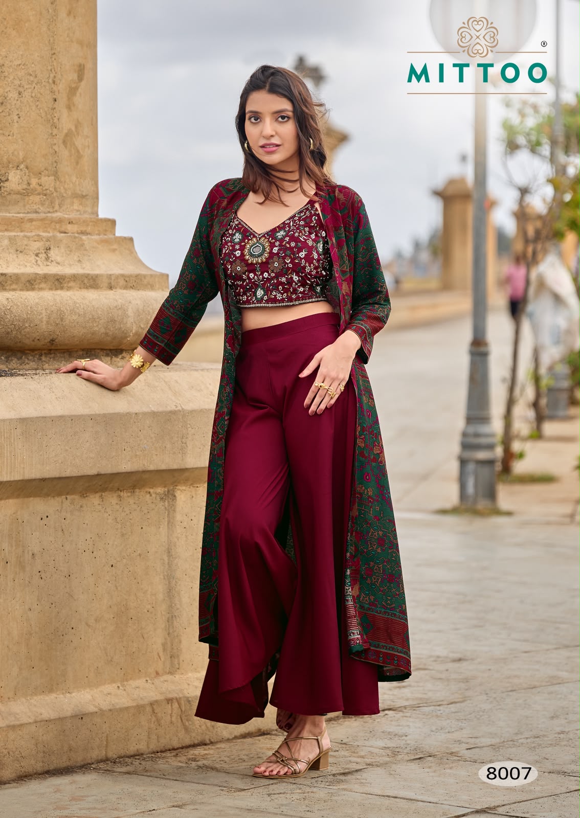 Mittoo Zubeda Vol 2 Roman Silk Wholesale Readymade Indo Western Collection - Image 5