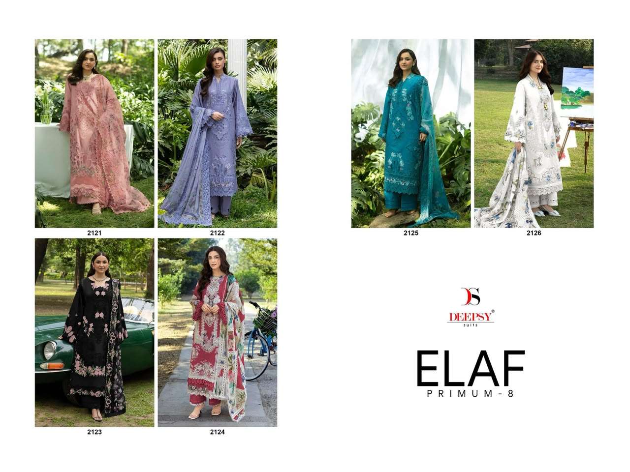 Deepsy Suits Elaf-8 Pure Cotton Wholesale Pakistani Readymade Suit Collection - Image 8