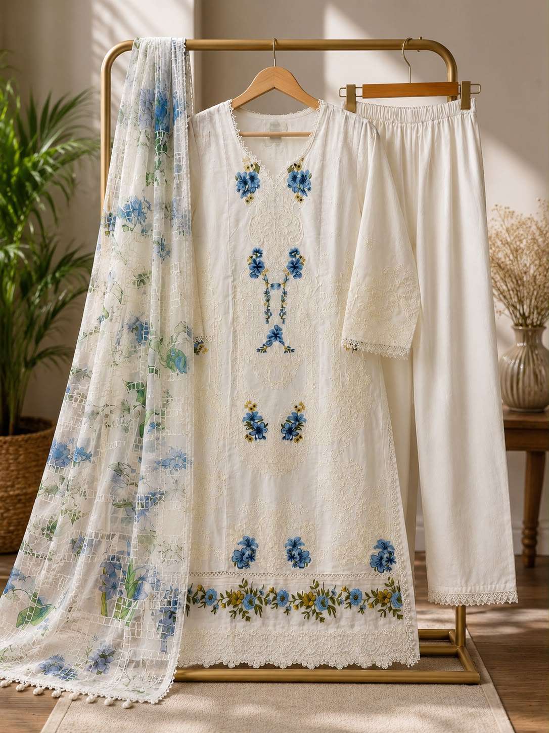 Deepsy Suits Elaf-8 Pure Cotton Wholesale Pakistani Readymade Suit Collection - Image 3